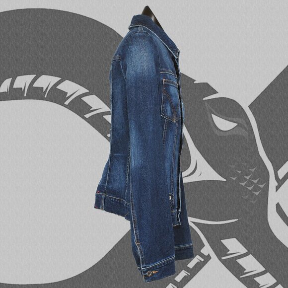 Vintage Dolce & Gabbana Denim Jacket Women's Medium Y2K 2000s D&G Made in Italy - Picture 4 of 7